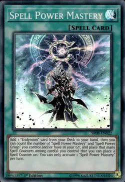Spell Power Mastery - Super Rare 1st Edition SR08-EN022 - LP - YuGiOh - Image 1
