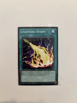 1x Lightning Storm 1st Edition Common L26D-ENS20 Yu-Gi-Oh! - Image 1