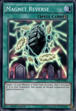 Magnet Reverse - Super Rare 1st Edition DPRP-EN006 - LP - YuGiOh - Image 1
