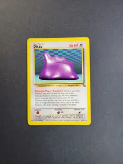 Ditto (Unlimited) 18/62 Pokemon TCG Fossil Regular Rare NM - Image 2