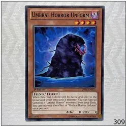 Umbral Horror Unform - JOTL-EN013 - Common 1st Edition Yugioh - Image 1