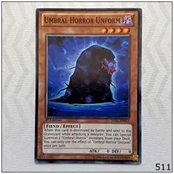 Umbral Horror Unform - JOTL-EN013 - Common 1st Edition Yugioh - Image 1