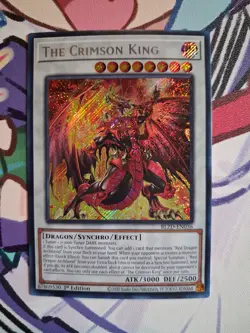 The Crimson King BLZD-EN036 Blazing Dominion Secret Rare 1st Edition Near Mint - Image 1