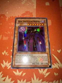 Yu-Gi-Oh! TCG Dark Eradicator Warlock Holo Foil 1st Edition SD6-EN001 Near Mint - Image 2