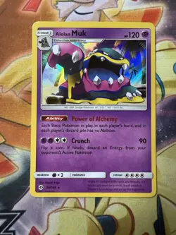 Alolan Muk 58/149 Holo Rare Pokemon Sun & Moon Base Set NM - Image 1