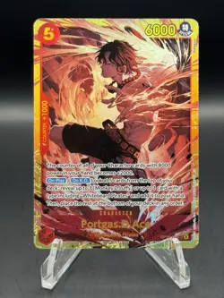 ONE PIECE TCG Portgas D. Ace OP16-118 SEC The Time of Battle ENGLISH NM - Image 1
