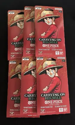 One Piece TCG: Carrying On His Will Sleeved Booster OP-13 English Lot Of 10 - Image 1