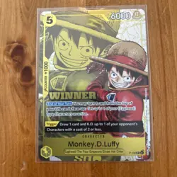 Monkey.D.Luffy (Winner Pack 2026 Vol. 2) P-106 One Piece Promotion Cards Foil - Image 1