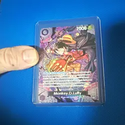 Bandai One Piece CCG Monkey D. Luffy SP EN Super Rare Alt Art Foil 7000 - Image 1