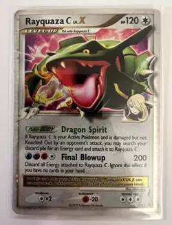 The Pokemon Company Rayquaza C LV.X DP47 Diamond and Pearl Promo Holo 2009 Eng - Image 1