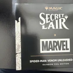 MTG Secret Lair x Spider-Man: Venom Unleashed Inks (Rainbow Foil) - SLD New - Image 4