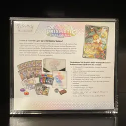 Pokemon Prismatic Evolutions Pokemon Center Elite Trainer Box ETB W Acrylic Case - Image 2