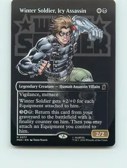 Winter Soldier, Icy Assassin (Borderless) R377 Marvel Super Heroes (MSH) - Image 1