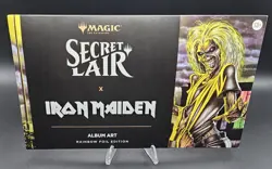MTG Secret Lair x IRON MAIDEN Album Art Rainbow Foil Edition Sealed New - Image 3