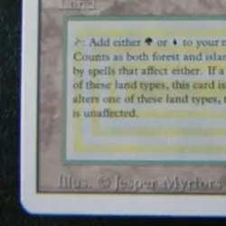 TROPICAL ISLAND : MTG : REVISED : DUAL LAND :VERY FINE/NM : 1994 : SEE PHOTO'S - Image 2