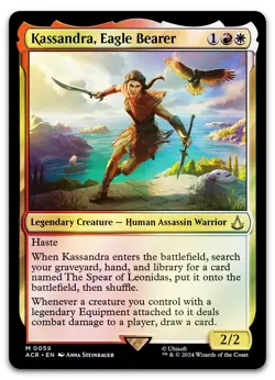 Kassandra, Eagle Bearer #59 (Foil) (NM) Assassin's Creed ACR Magic MTG - Image 1