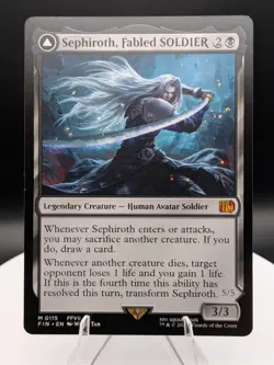Sephiroth, Fabled SOLDIER Mythic Regular Final Fantasy MTG (NM) - Image 1