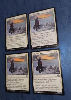 MTG 4 x The Brothers' War Uncommon CALAMITY'S WAKE NM - Image 1