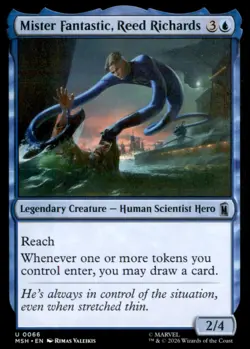 Mister Fantastic, Reed Richards 66 Marvel Super Heroes Magic: The Gathering NM - Image 1
