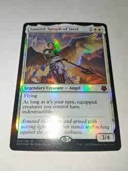 MTG Zamriel, Seraph of Steel *FOIL* Magic Game Night: Free-For-All 001 NM - Image 1