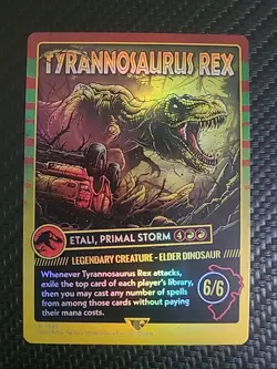 MTG Secret Lair Tyrannosaurus Rex / Etali, Primal Storm 1388 FOIL NM - Image 1