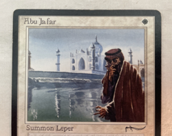 1x Abu Ja'far Arabian Nights MTG Magic the Gathering MP (scuffed) - Image 2