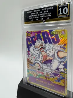 Monkey D Luffy Gear 5 OP05-119 SEC Pristine 10 GetGraded One Piece Card - Image 2