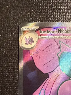 Pokemon TCG Team Rockets Nidoking EX 216/182 Destined Rivals LP - Image 5
