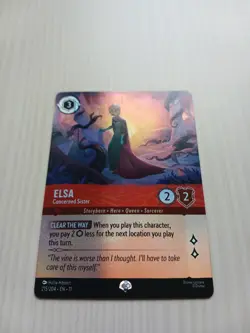 Disney Lorcana Epic Elsa Concerned Sister 215/204 EN 11 Winterspell - Image 2