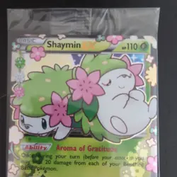 Sealed Near Mint - Shaymin ex XY148 - Black star promo - Pokemon card - Image 2