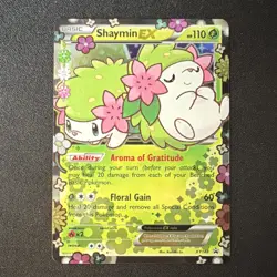 Pokemon Shaymin EX Promo Holo Black Star Card XY148 XY 110 HP Basic - Image 1