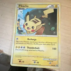 Pokemon TCG Pikachu HGSS03 HGSS Holo English 70 HP Promo 2010 - Image 1