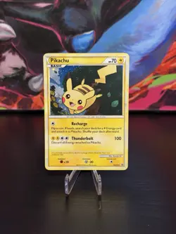 Pokemon Pikachu HGSS03 Holo Rare Black Star Promo Card - Image 1