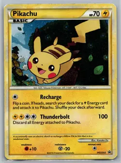 Pikachu HGSS03 P HGSS Black Star Promos MP Pokemon - Image 1