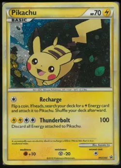 Pikachu HGSS03 Promo HGSS Black Star Promos Pokemon Lightly Played - Image 1