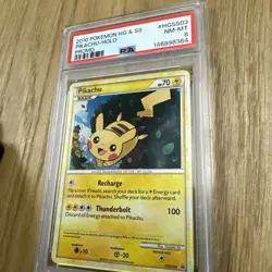2010 POKEMON HEARTGOLD & SOULSILVER PROMO #HGSS03 PIKACHU-HOLO PSA 8 - Image 1