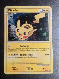Pikachu HGSS03 MP HGSS Black Star Promos Promo Pokemon - Image 1