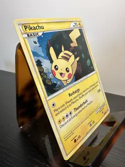 2010 Pokemon Pikachu Heartgold Soulsilver Black Star Promo Holo #HGSS03 - Image 2