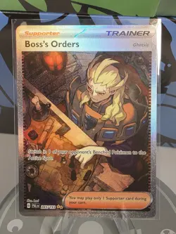 Pokemon TCG Boss's Orders Holo Card 248/193 Sv02: Paldea Evolved - Image 1