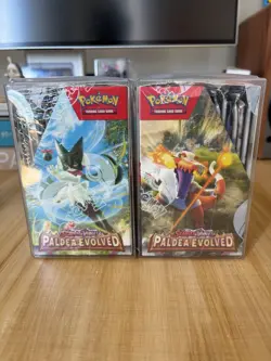 Pokemon TCG S&V Paldea Evolved Half Booster Box 18 Packs Sealed - Image 2