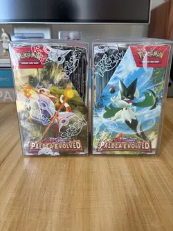Pokemon TCG S&V Paldea Evolved Half Booster Box 18 Packs Sealed - Image 4