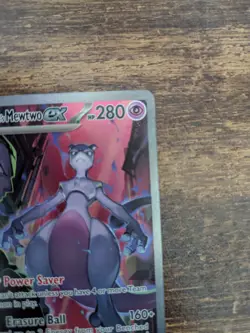Pokemon TCG Destined Rivals Team Rocket's Mewtwo EX Sir 231/182 - Image 3
