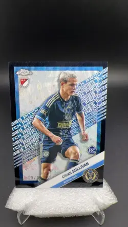 2025 Topps Chrome MLS Cavan Sullivan RC Black Wave Refractor /10 #19284 S - Image 1
