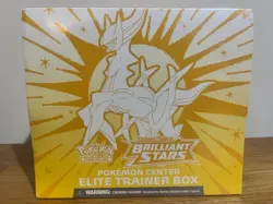 Pokemon Center Exclusive Brilliant Stars Elite Trainer Box ETB Sealed - Image 1