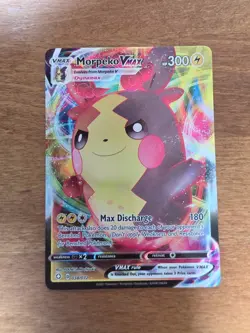 Pokemon Morpeko VMAX TCG Shining Fates Holo Ultra Rare Card 038/072 - Image 1