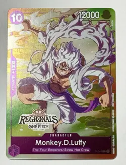 2024 One Piece Monkey D. Luffy Online Regional Vol. 2 Foil Event Card Promo 041 - Image 1