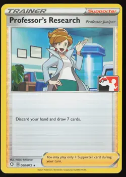 Pokemon Professor's Research (Professor Juniper) 060/072 Prize Pack Series Cards - Image 1
