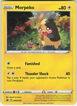 Morpeko Promo SWSH: Sword & Shield Promo Cards SWSH116 LP - Image 1