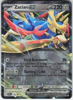 Hop's Zacian ex Double Rare SV: Scarlet & Violet Promo Cards SVP193 LP - Image 1