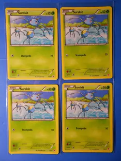4x Surskit 16/30 Pokemon TCG card XY Trainer Kit (Latias deck) NM - Image 1